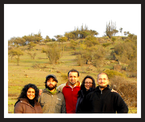 Jocelyn, Stefano, Manuel, Simona ed io.